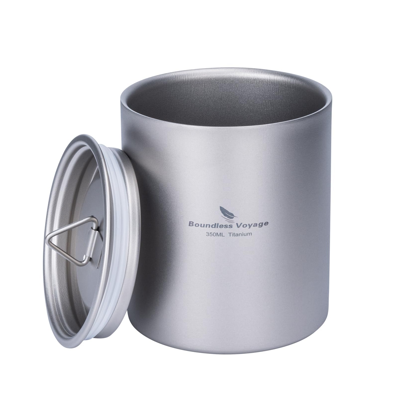 Amazon.com: Boundless Voyage Camping Titanium Cup 350ml (11.83 oz